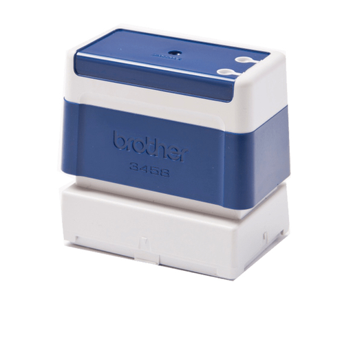 Brother PR3458E6P Fertigstempel 34 x 58 mm blau, 6er-Pack