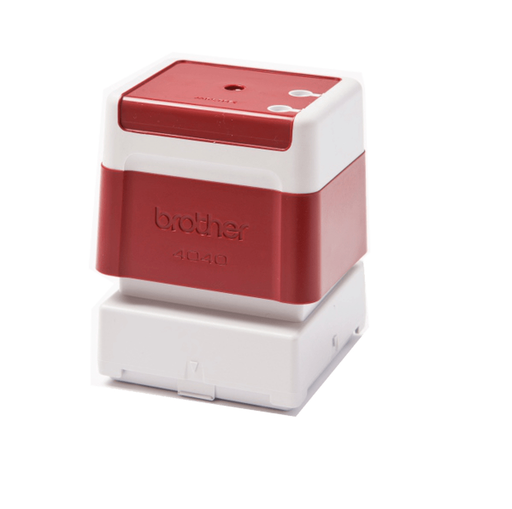 Brother PR4040R6P Fertigstempel 40 x 40 mm rot, 6er-Pack