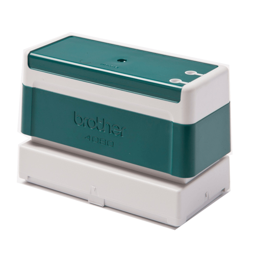 Brother PR4090G6P pre-inked stamps 40 x 90 mm green, pack of 6