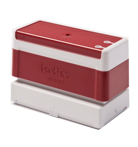 Tampons Brother PR4090R6P 40 x 90 mm rouge, lot de 6