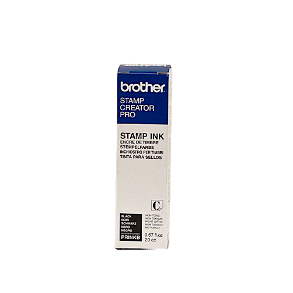 Brother PRINKB black ink refill bottle for PR stamps