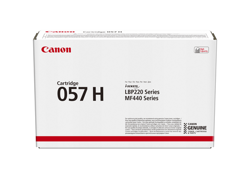 Toner Canon 057H / 3010C002 noir XL, 10 000 pages
