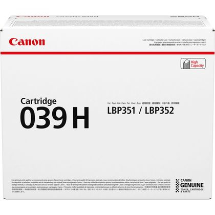 Toner Canon 039H / 0288C002 noir XL, 25 000 pages