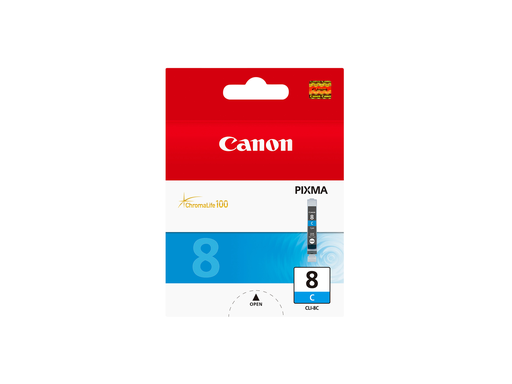 Cartouche d'encre Canon CLI-8C / 0621B001 cyan, 790 pages