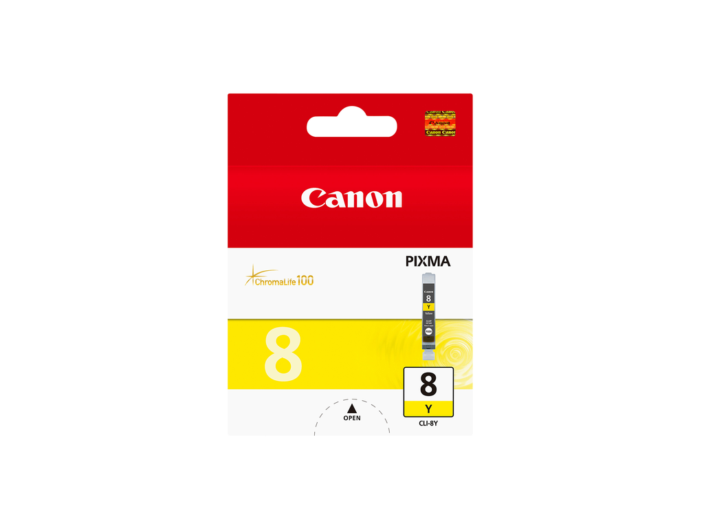 Tintenpatrone Canon CLI-8Y / 0623B001 Gelb, 280 Seiten