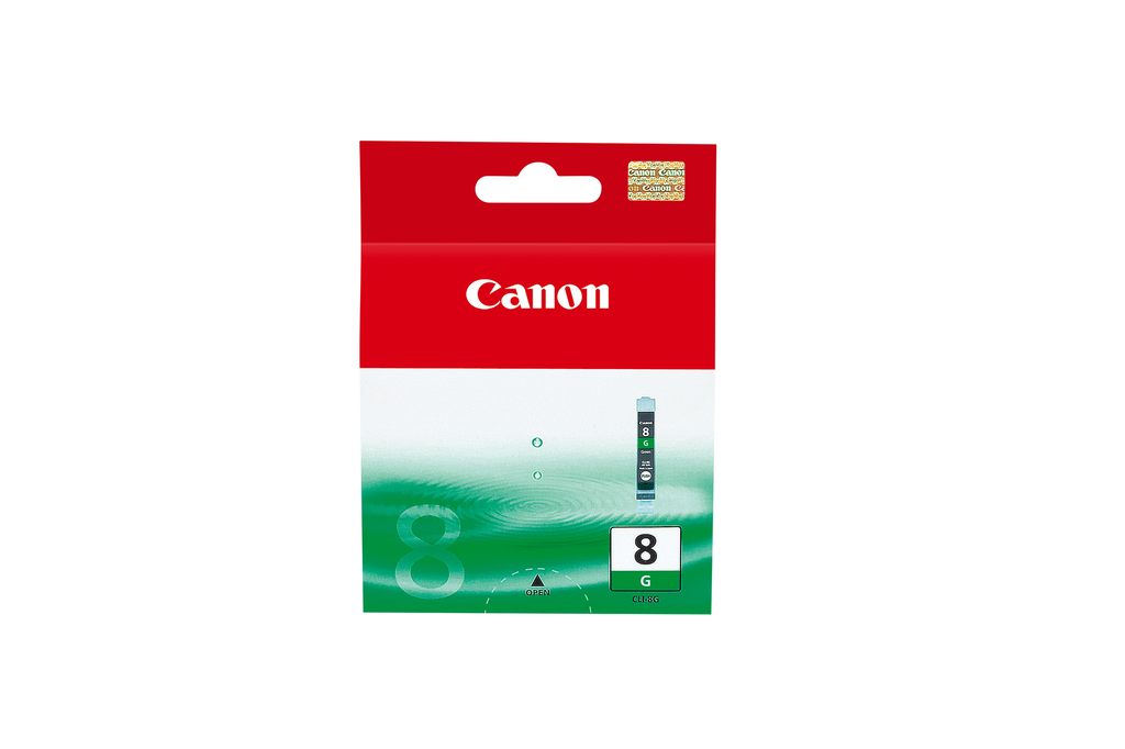 Canon CLI-8G / 0627B001 green ink cartridge, 5,840 pages