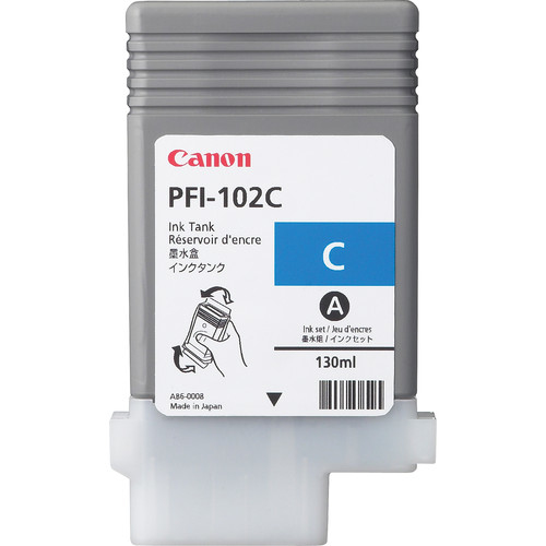 Cartouche d'encre Canon PFI-102C / 0896B001 cyan, 130 ml