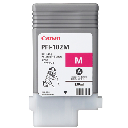 Canon PFI-102M / 0897B001 magenta ink cartridge, 130 ml