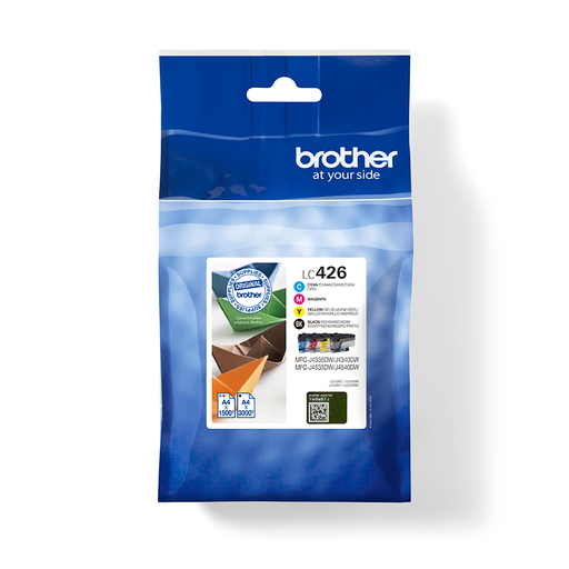 Brother LC-426VAL / LC426VAL ink cartridge value pack, 4 colors, 1,500 pages