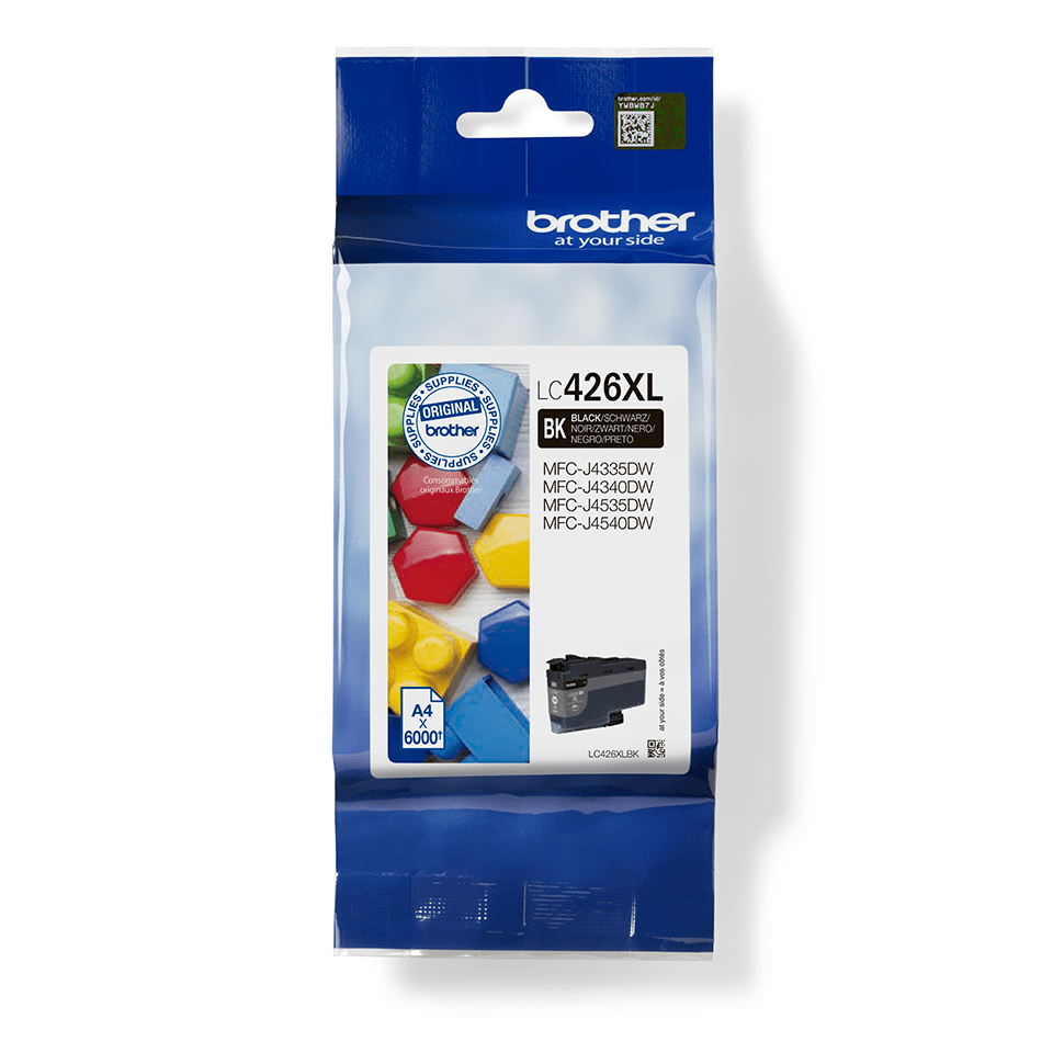 Brother LC-426XLBK / LC426XLBK black ink cartridge XL, 6,000 pages