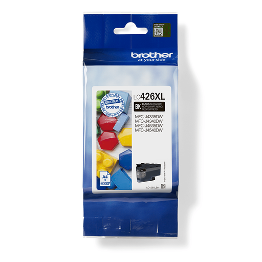 Brother Tintenpatrone LC-426XLBK / LC426XLBK Schwarz XL, 6.000 Seiten