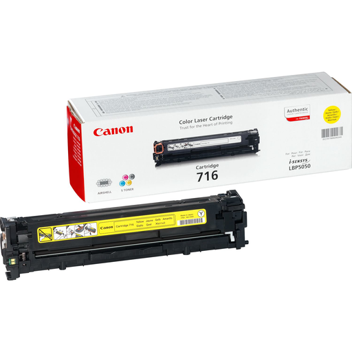 Toner Canon 716 / 1977B002 jaune, 1 500 pages
