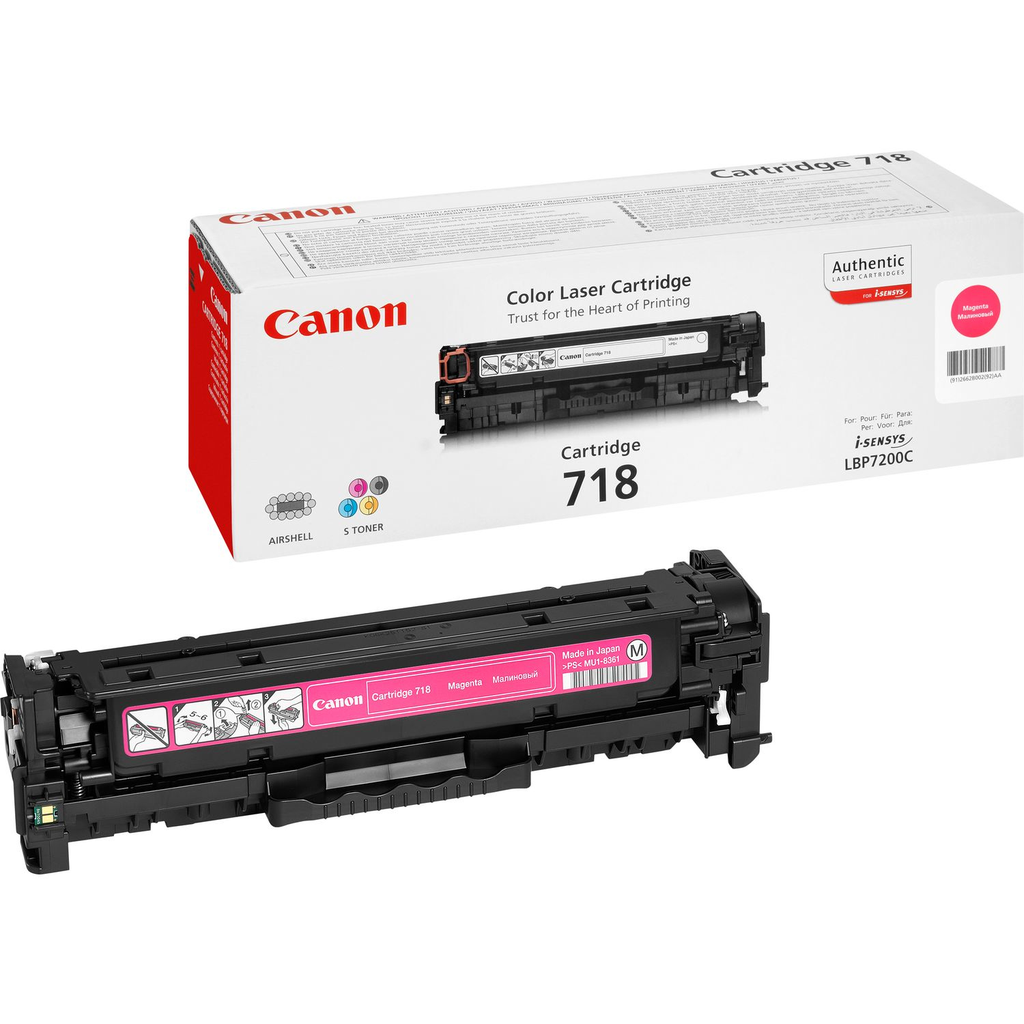 Toner Canon 718 / 2660B002 magenta, 2 900 pages
