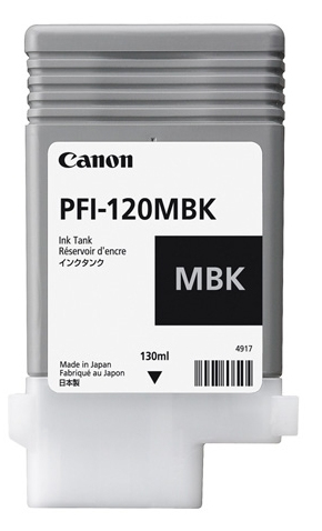 Canon PFI-120MBK / 2884C001 matte black ink cartridge, 130 ml