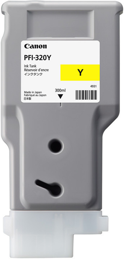 Canon PFI-320Y / 2893C001 yellow XL ink cartridge, 300 ml
