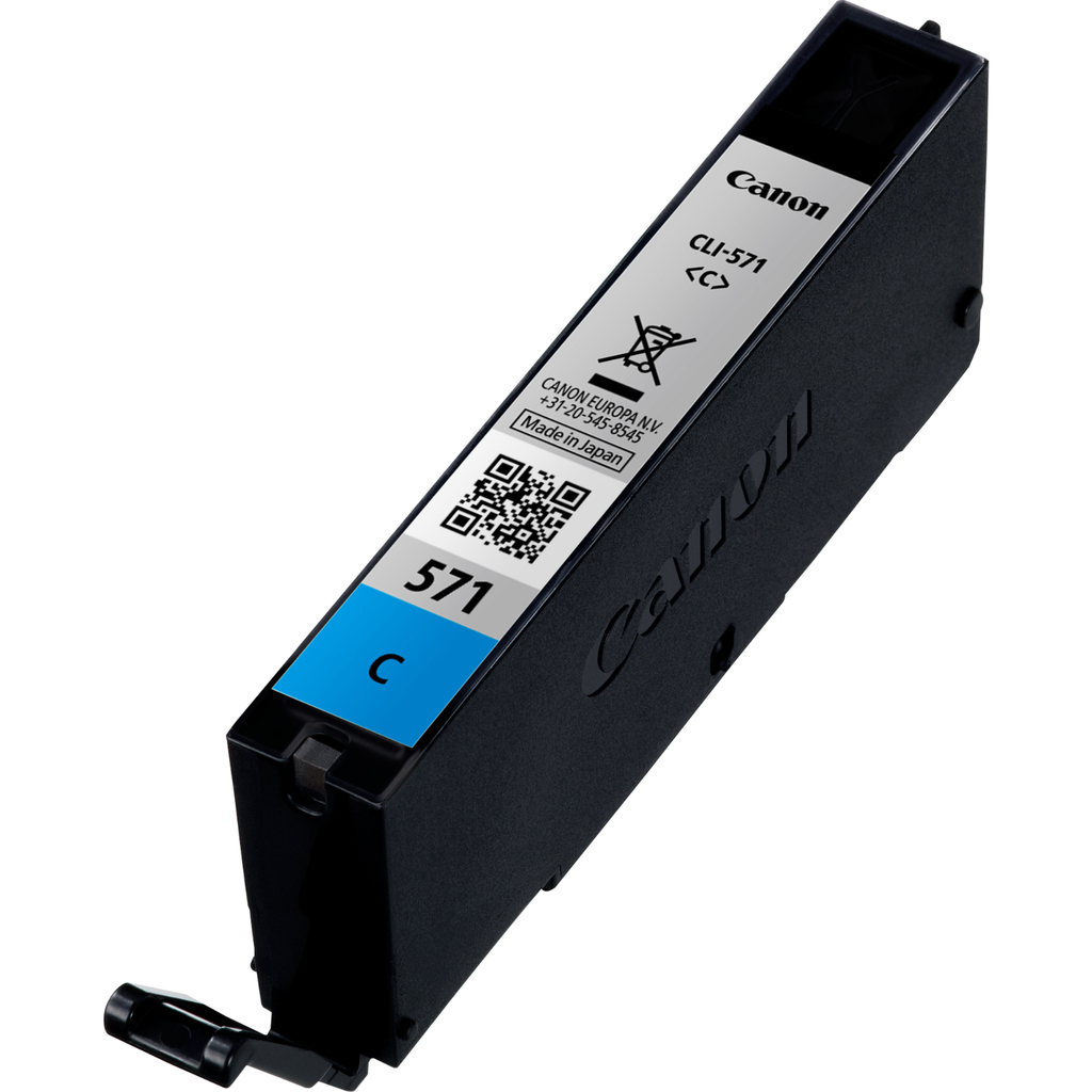 Canon CLI-571C / 0386C001 cyan ink cartridge, 173 pages