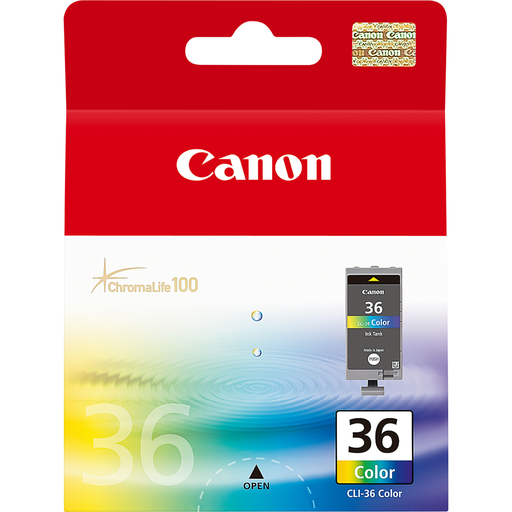 Canon CLI-36 / 1511B001 tri-color ink cartridge, 249 pages