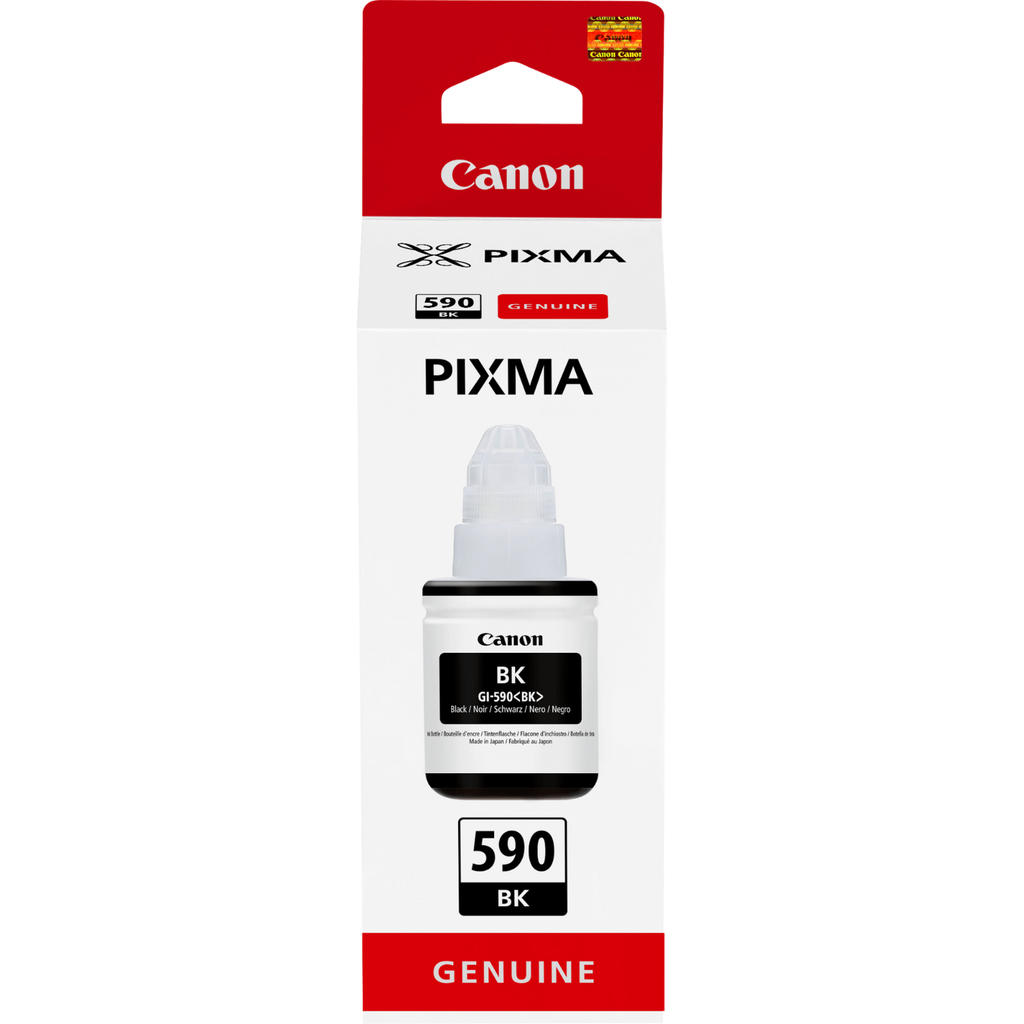 Bouteille d'encre Canon GI-590BK / 1603C001 noire