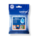 Cartouche d'encre Brother LC-521C / LC521C cyan, 500 pages