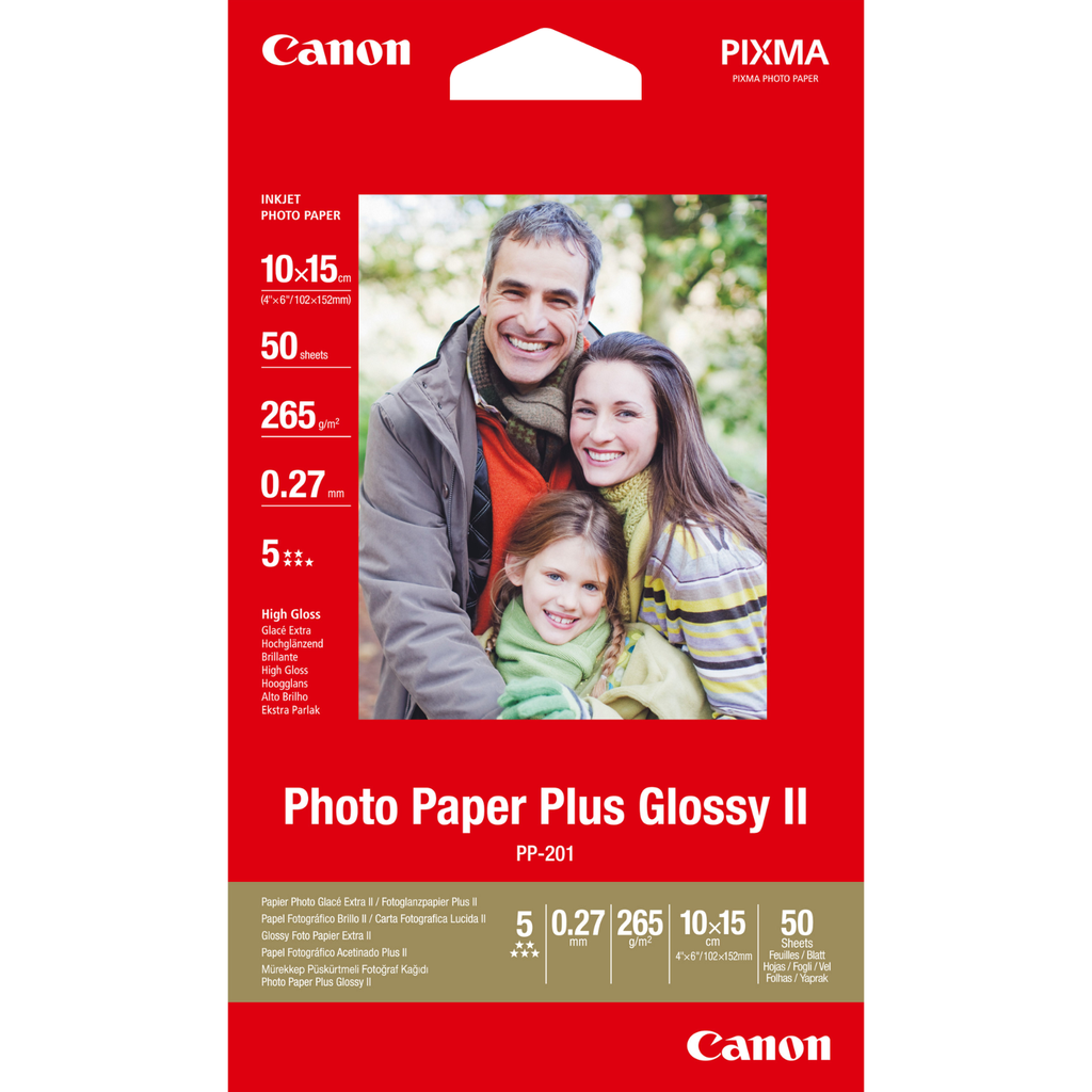 Canon PP-201 / 2311B003 photo paper, 50 sheets