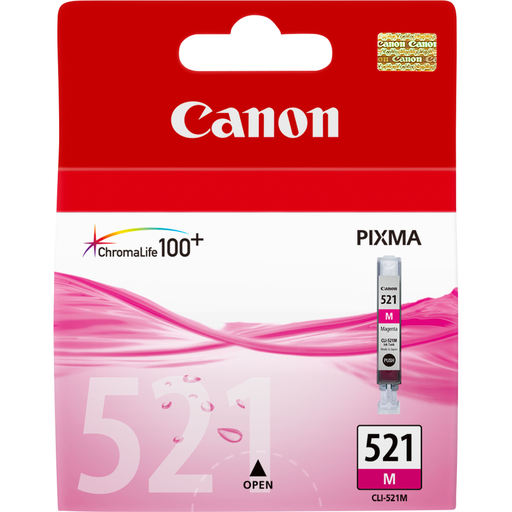 Tintenpatrone Canon CLI-521M / 2935B001 Magenta, 480 Seiten