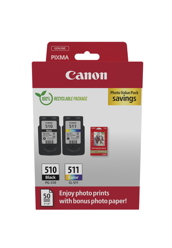 Canon PG-510/CL-511 / 2970B017 4-color ink pack