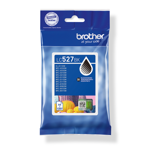 Cartouche d'encre Brother LC-527BK / LC527BK noire, 1 300 pages