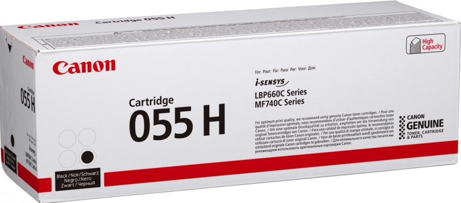 Toner Canon 055H / 3020C002 noir XL, 7 600 pages