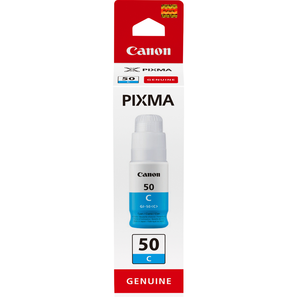 Bouteille d'encre Canon GI-50C / 3403C001 cyan