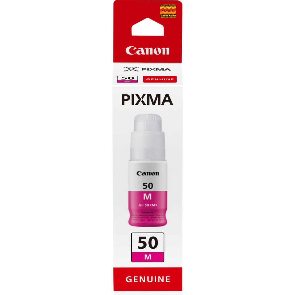Bouteille d'encre Canon GI-50M / 3404C001 magenta, 7 700 pages