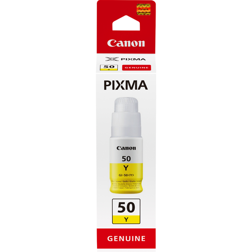 Bouteille d'encre Canon GI-50Y / 3405C001 jaune