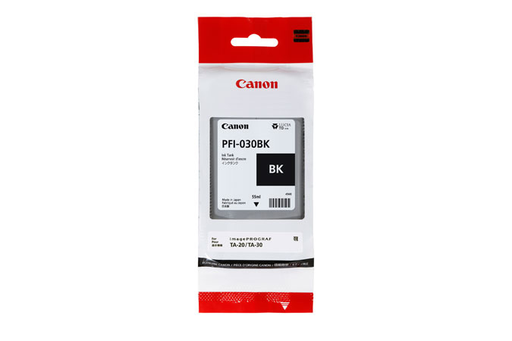 Canon PFI-030BK / 3489C001 black ink cartridge, 55 ml
