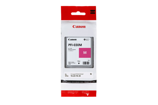Canon PFI-030M / 3491C001 magenta ink cartridge, 55 ml