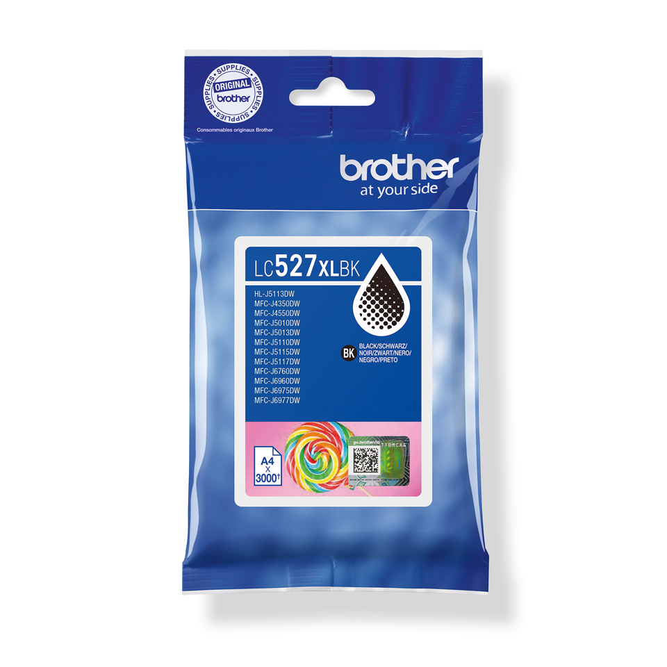 Brother LC-527XLBK / LC527XLBK black ink cartridge XL, 3,000 pages