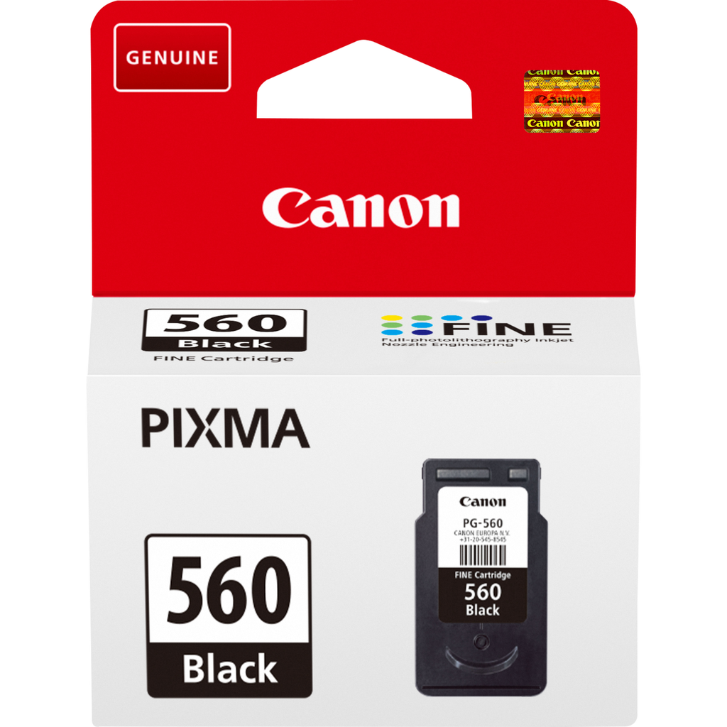 Tintenpatrone Canon PG-560 / 3713C001 Schwarz, 180 Seiten