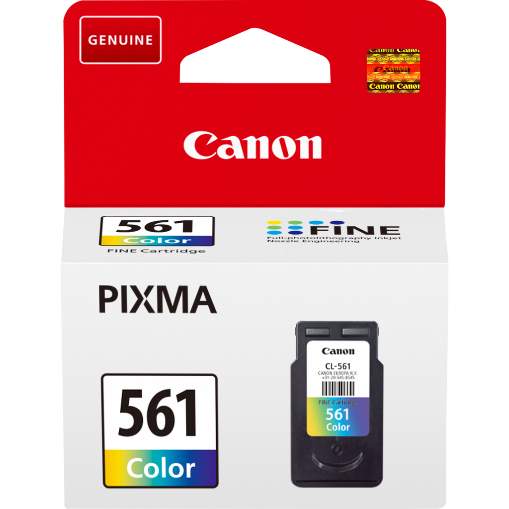 Cartouche d'encre Canon CL-561 / 3731C001 3 couleurs, 180 pages