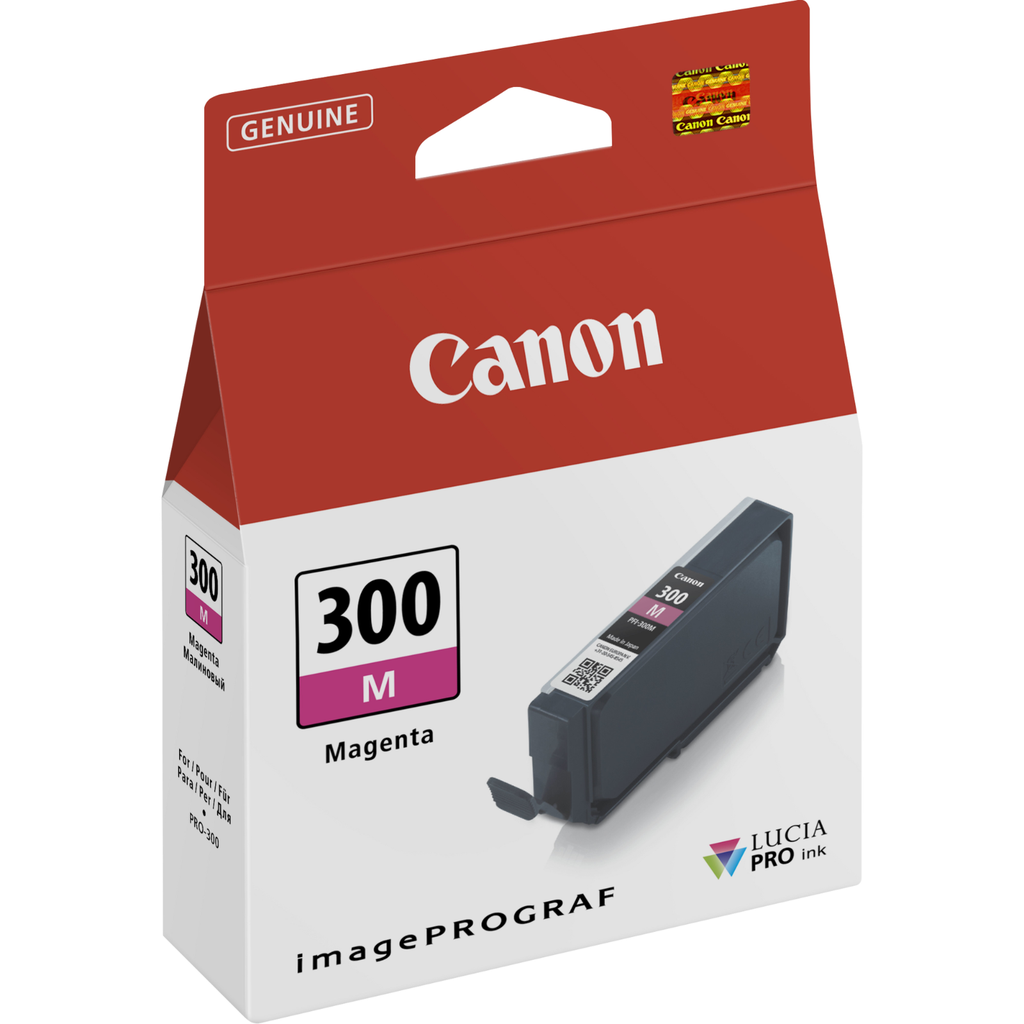 Cartouche d'encre Canon PFI-300 / 4195C001 magenta, 735 pages