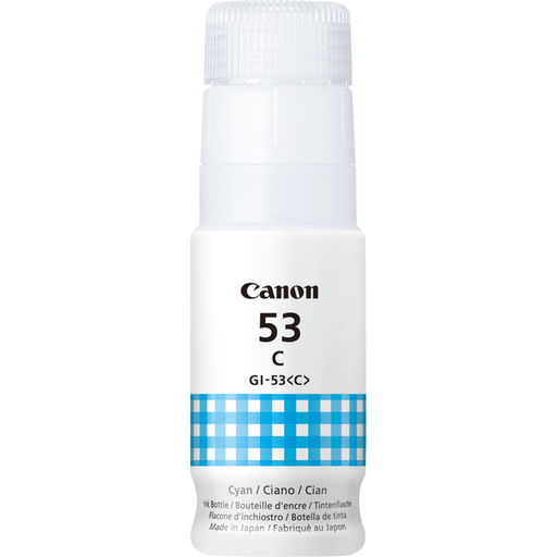 Bouteille d'encre Canon GI-53 / 4673C001 cyan, 60 ml