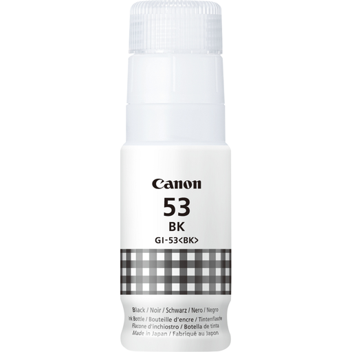 Bouteille d'encre Canon GI-53 / 4699C001 noire, 60 ml
