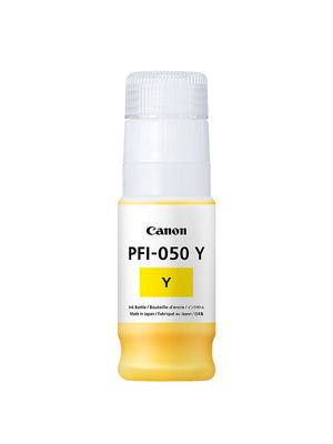 Canon PFI-050Y / 5701C001 yellow ink cartridge, 70 ml