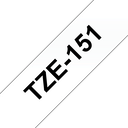 Brother TZe-151 / TZE151 laminated tape, black on clear, 24 mm x 8 m