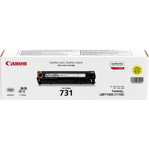 Toner Canon 731 / 6269B002 jaune, 1 500 pages