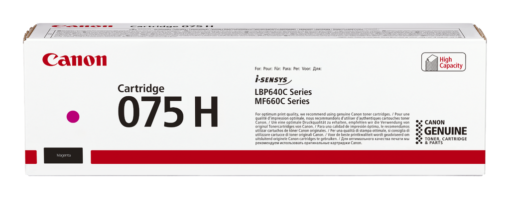 Canon 075H / 6367C002 magenta XL toner, 2,500 pages