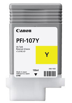Cartouche d'encre Canon PFI-107Y / 6708B001 jaune