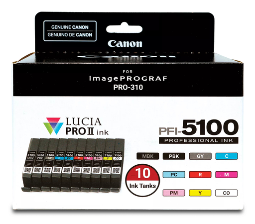 Canon PFI-5100 / 6951C009 ink pack, 10 cartridges