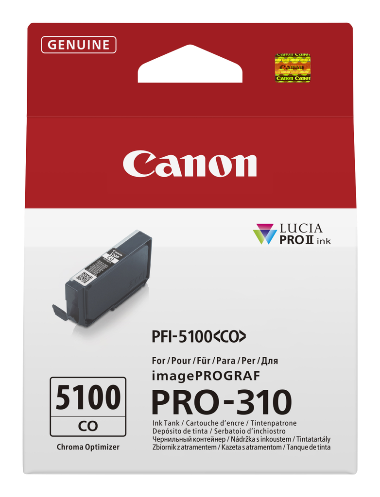 Cartouche d'encre Canon PFI-5100 CO / 6960C001 transparent, 144 ml