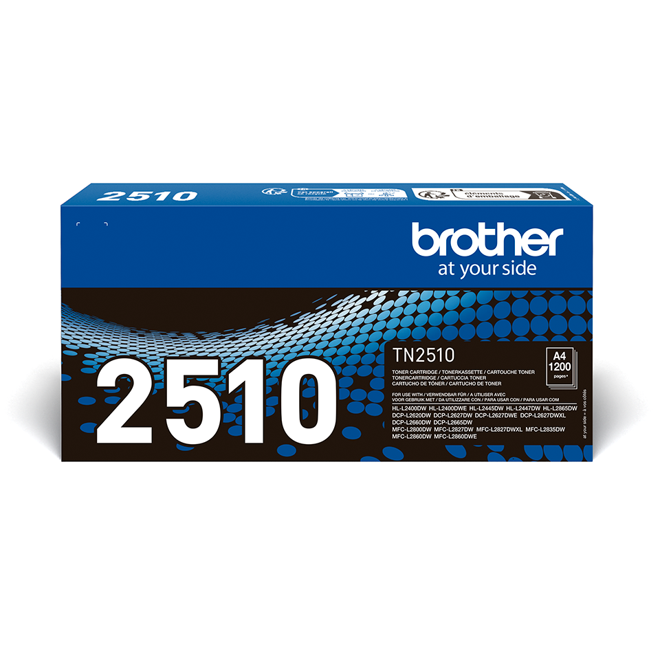Brother TN-2510 / TN2510 black toner, 1,200 pages