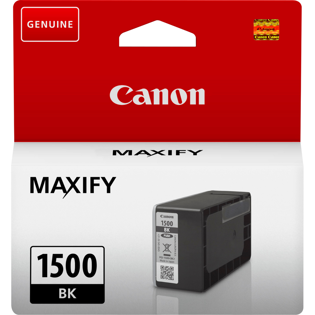 Tintenpatrone Canon PGI-1500BK / 9218B001 Schwarz, 124 ml