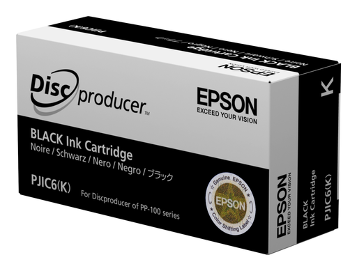 Epson PJIC7K / C13S020693 black ink cartridge, 322 ml