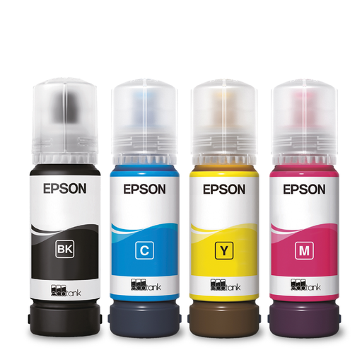 Bouteille d'encre Epson 104 / C13T00P640 4 couleurs, 65 ml